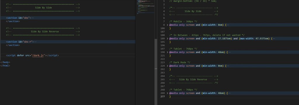 screenshot of code